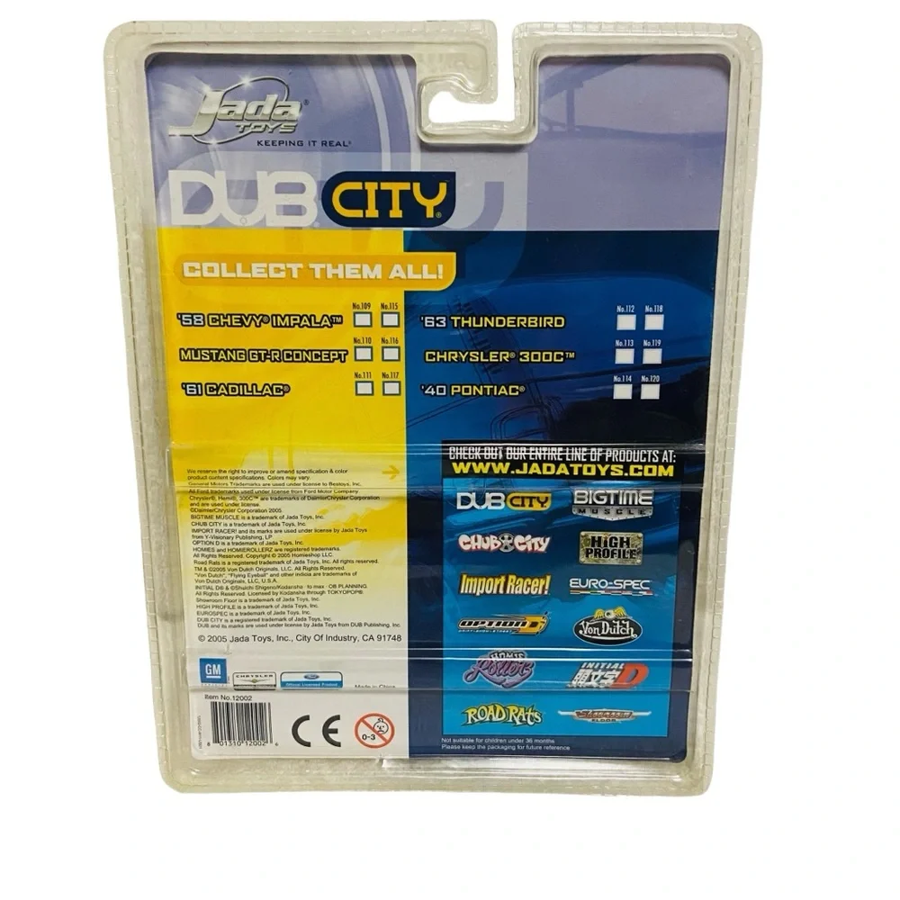 Dub City Oldskool 61 Cadillac 1:64 Jada Toys Metallic Green Die Cast